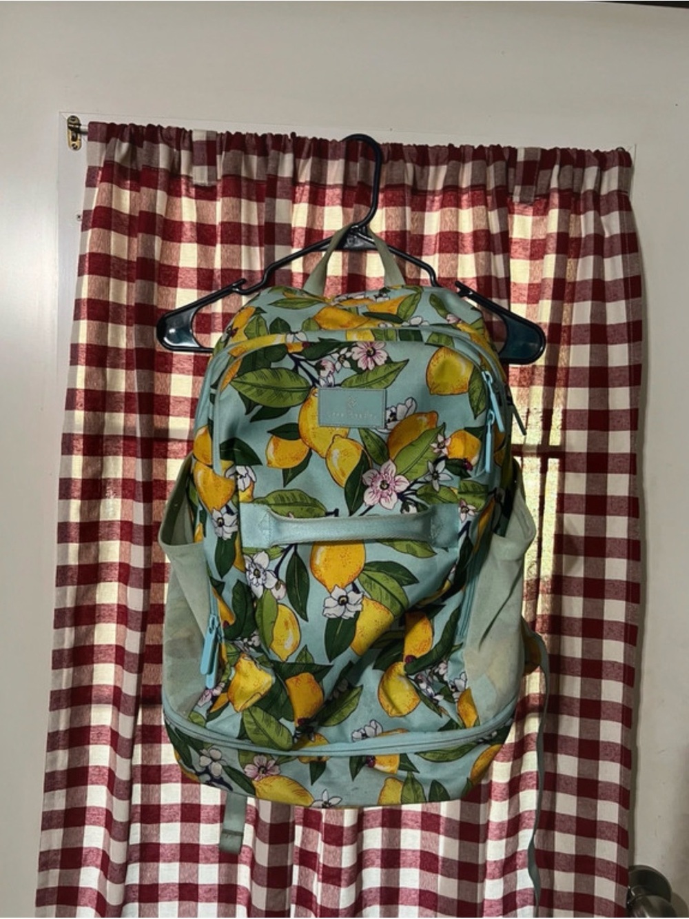 Vera Bradley backpack never used by my daughter but she did get a stain strap